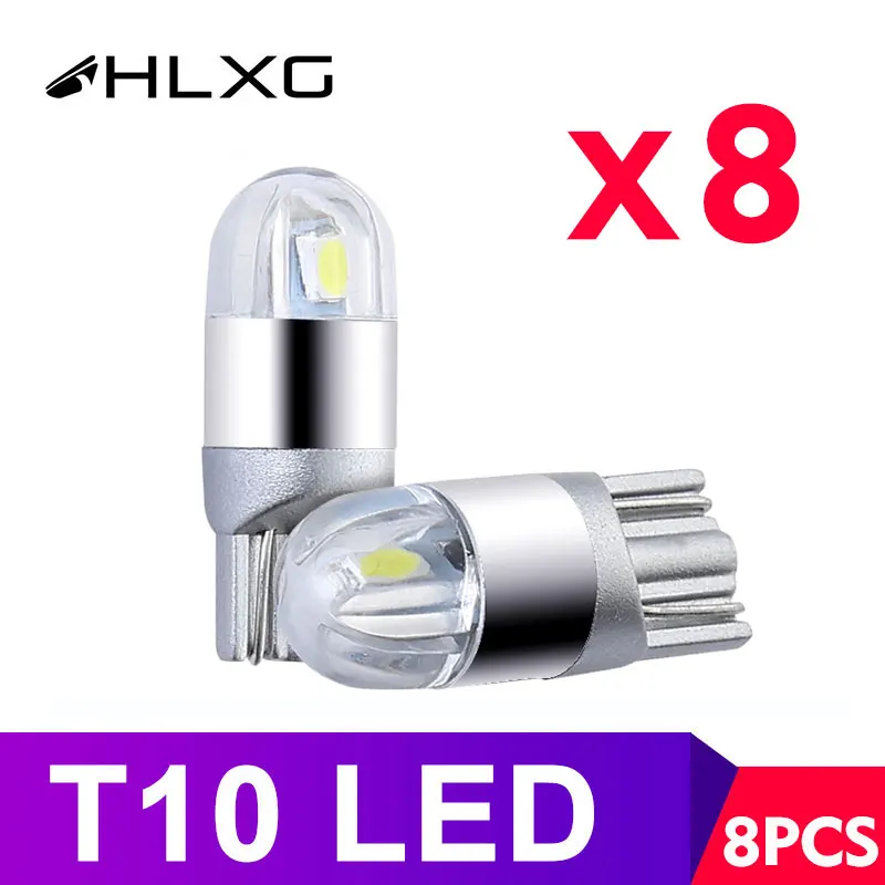 8X мотоцикл стоп поворотники autolamp ice w5w Led T10 12v лампада заднего внутреннего