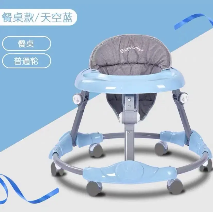 

The New Baby Walker Is Anti-Rolled-Over 6/7-18 Months Multi-Function and Can Sit in Collapsible Baby Walker for Boys and Girls