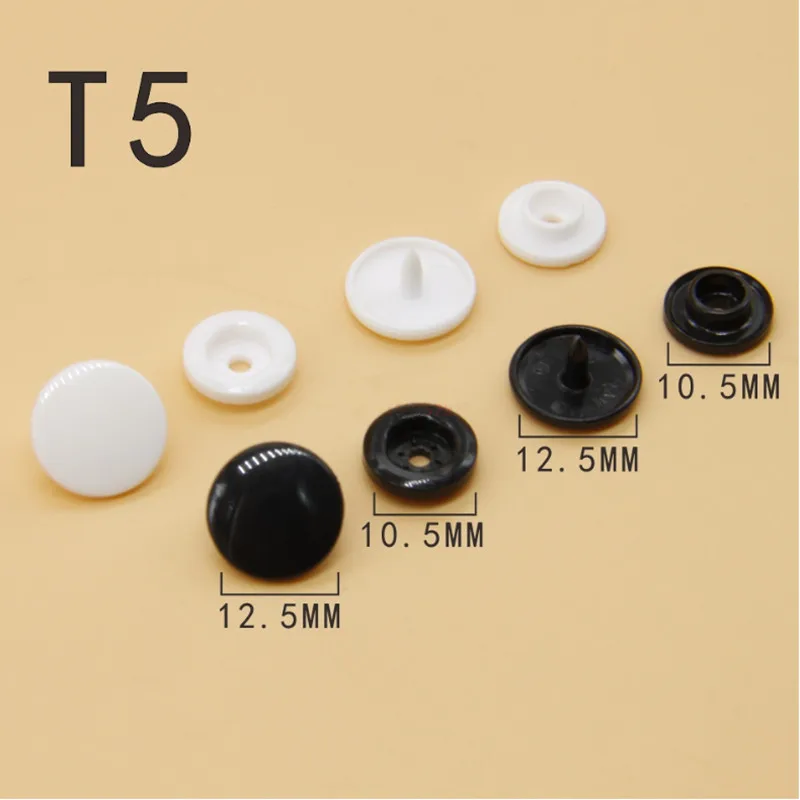 Chenkai 1000sets T 5 Size 20 Round KAM Plastic Resin Snaps Buttons fasteners Parts for DIY Baby Diaper 60 color option | Мать и ребенок