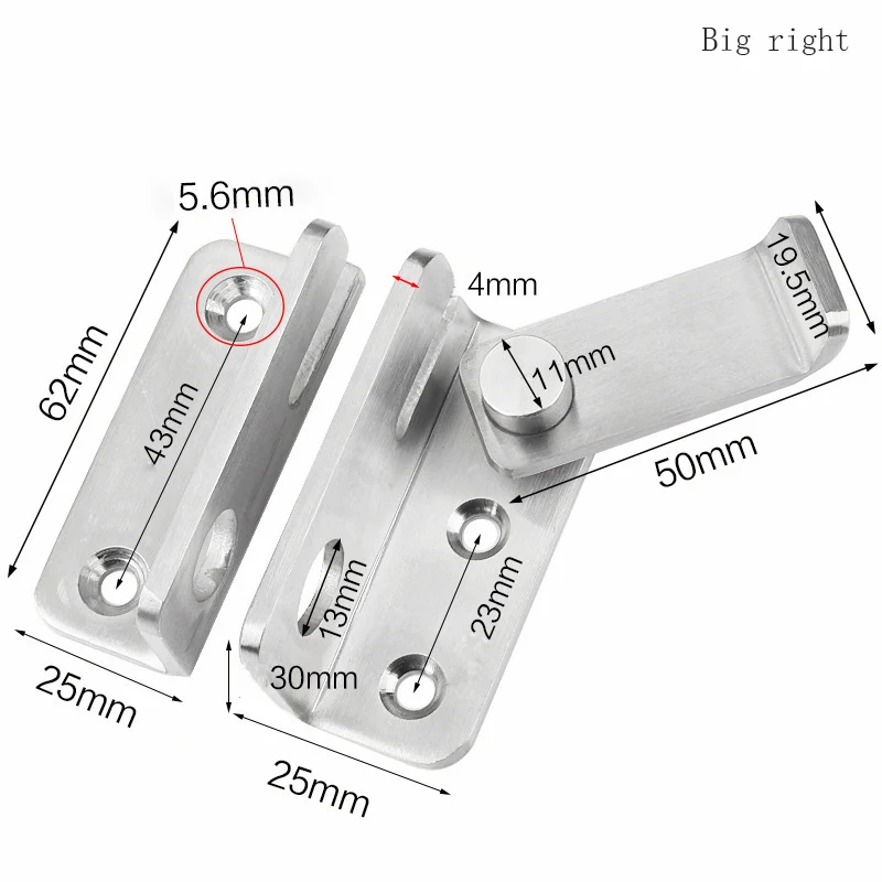 Задвижки ворот из нержавеющей стали задвижки для дверей раздвижных внутреннего