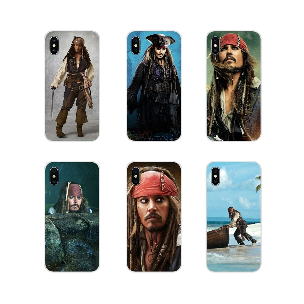 Силиконовый чехол с изображением пиратов Карибского моря Джонни Депп для Samsung A10