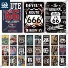 Putuo Decor Route 66, винтажный металлический Фотофон, металлический винтажный Ретро Декор для стен гаража для бара, паба, клуба, мужской пещеры, АЗС