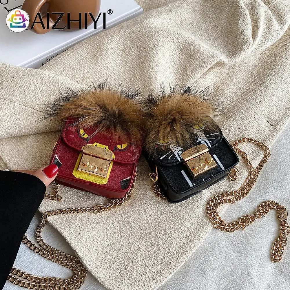 

Женские сумки на плечо, мультяшная аниме сумка-мессенджер из искусственной кожи, женская маленькая сумка с цепочкой-клапаном для путешеств...