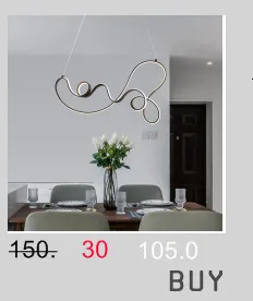 Chandelierrec чердак люстры черный/белый Железный корпус бар гостиная низкие потолки СВЕТОДИОДНЫЙ Потолок люстры светильники