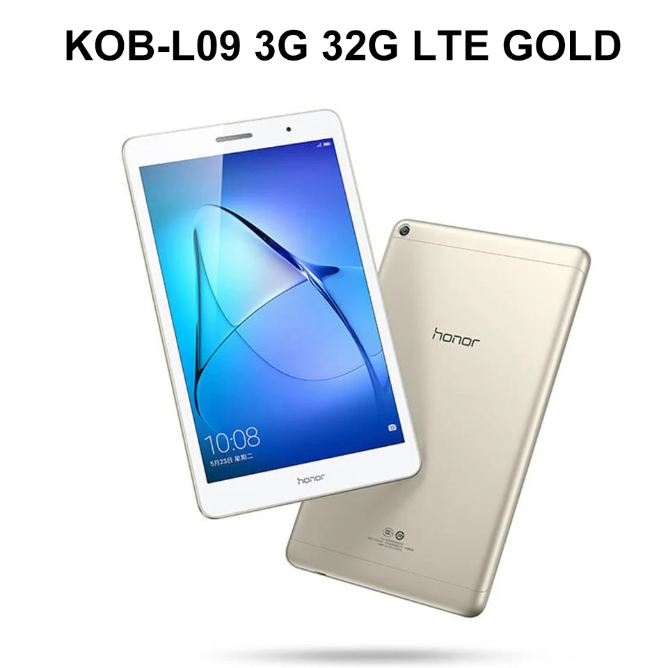 Kob-L09 32G LTE gold Huawei MediaPad T3 8 huawei honor Play tablet 2 LTE/wifi 3G Ram 32G Rom 8 дюймов Snapdragon 425 Andriod 7 4800mah ips планшетный ПК - Комплект: Kob-L09 32G LTE gold