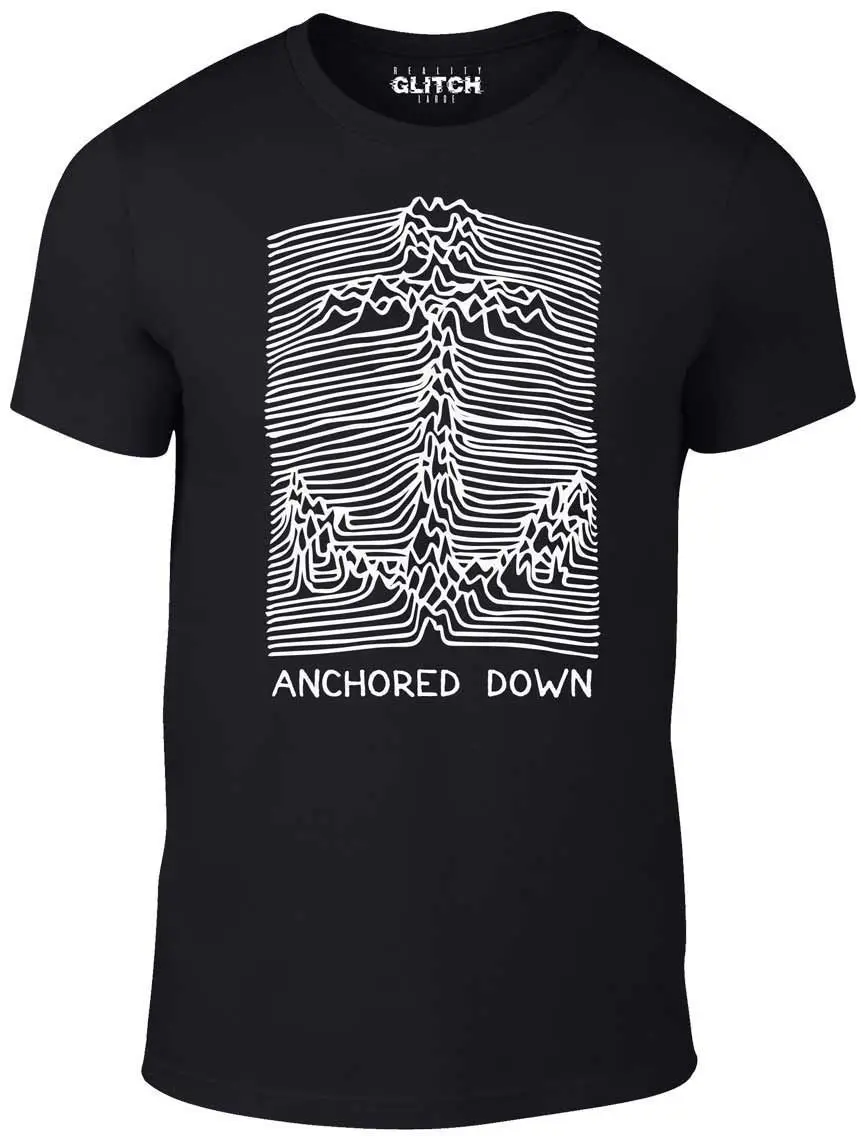 Реалити Glitch Anchored Down Мужская футболка модный дизайн Летняя мужская модная удобная