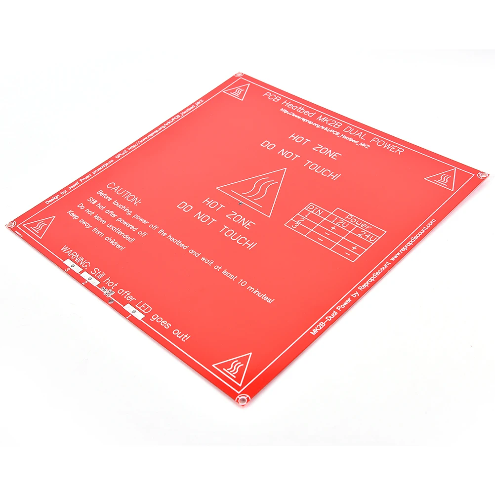

Для 3D принтера RepRap dual power PCB Heatbed MK2B, горячее покрытие, 12 В 24 а 1x PCB Heatbed MK2B, Прямая поставка