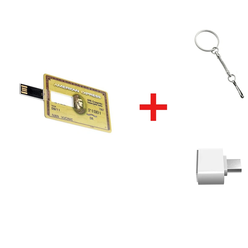 Gold U-диск, кредитная карта, карта памяти, usb 2,0, водонепроницаемая, usb флеш-накопитель, 128 ГБ, флешка, 64 ГБ, 16 ГБ, 8 ГБ, 4 Гб, 32 ГБ, ручка-накопитель - Цвет: Gold