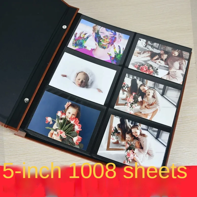 

Photo album 10x15, 15x21 large capacity can post and write 500, 800, 1000 photos family, wedding, baby album free shipping