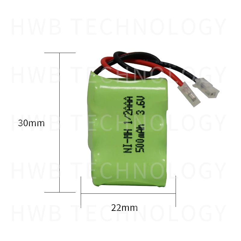 4 шт./лот новый перезаряжаемый никель металлогидридный аккумулятор 1/2AAA 3 6 В 400 мАч
