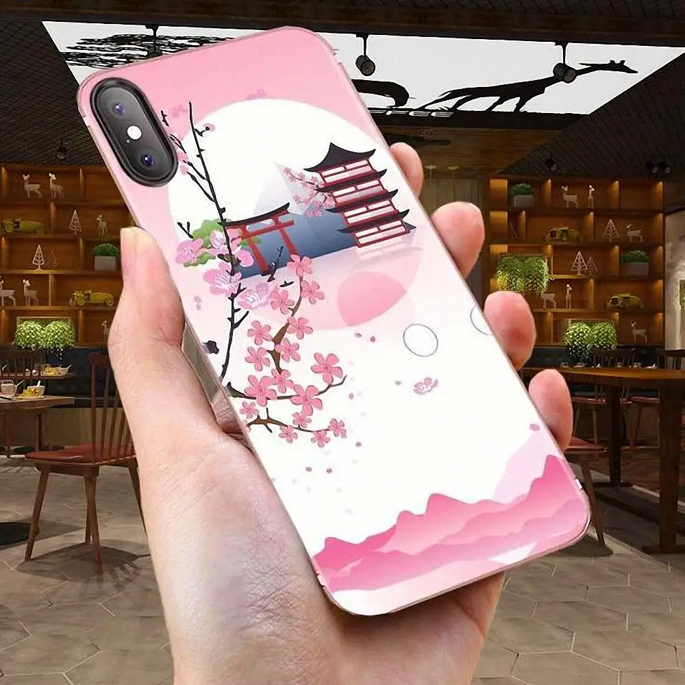 For Xiaomi Redmi 3 3S 4 4A 4X 5 6 6A 7 K20 Note 2 5A Plus Pro Soft TPU Case Mobile Anime Cherry Blossom Girl | Мобильные телефоны и
