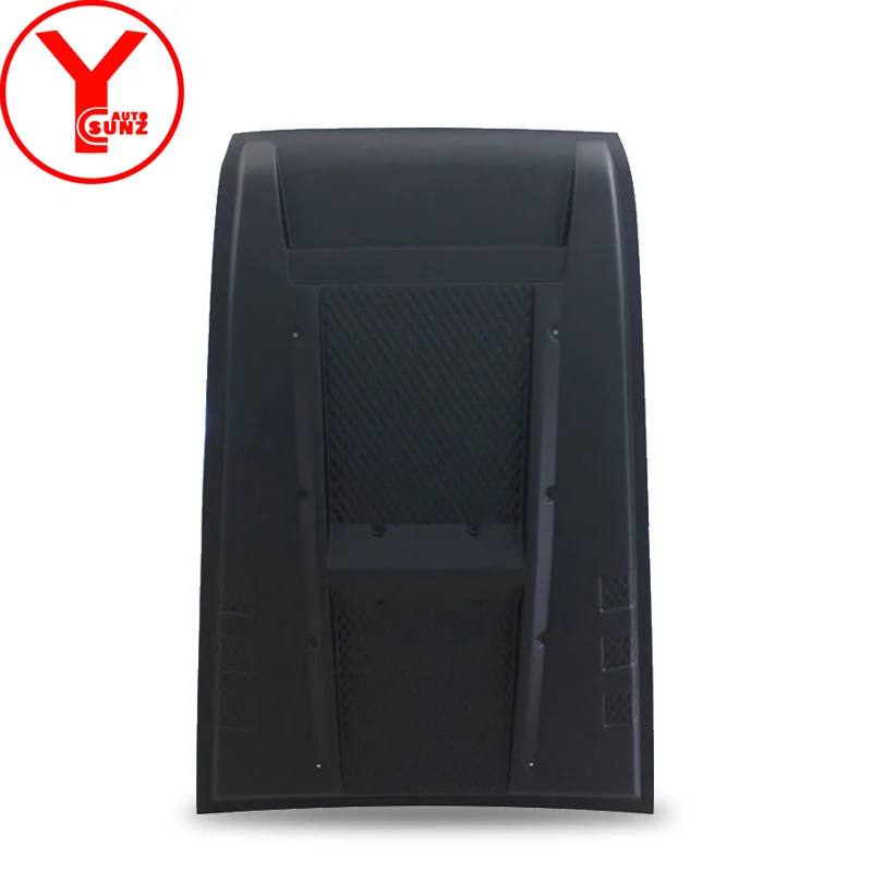 Матовая черная крышка капота Чехлы для Ford Everest Ranger T7 2016 2017 2018 автомобильные