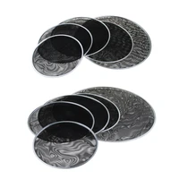 1 pack two layer mute silent bass drum heads skin for drum player diy