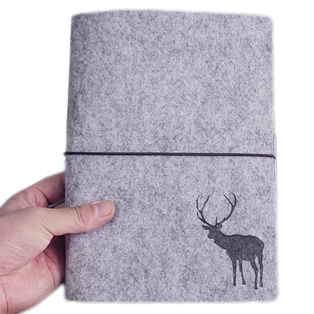 Из мультфильма Холодное сердце 1 шт. чехол из фетра Тетрадь A5/A6 отрывными листами