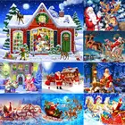 Рождественский подарок алмазов картина украшение дома Санта Клаус 5D полный рукоделие, Алмазная мозаика Вышивка крестом арт декор стен