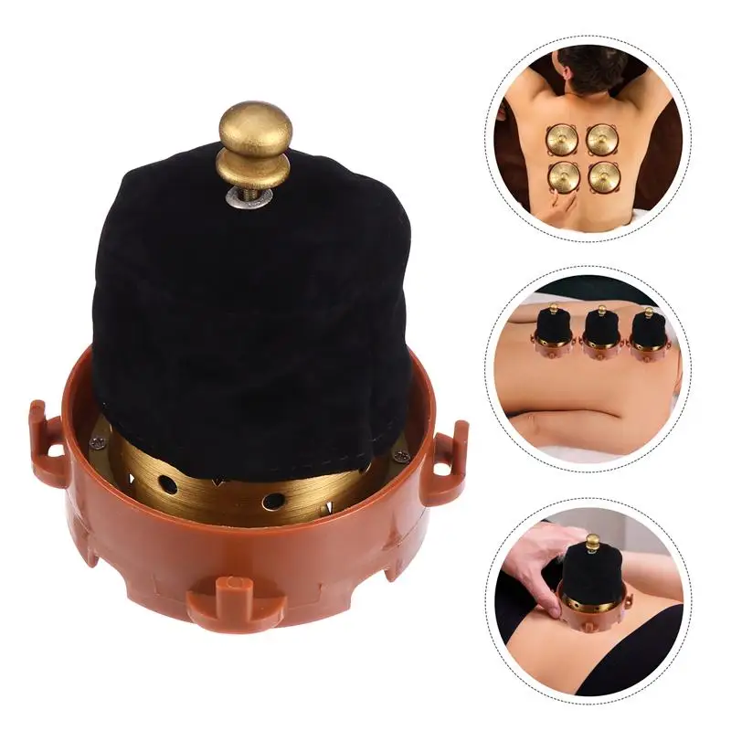 

1 Set of Single Pure Copper Moxibustion Box Smokeless Moxa Massages Box
