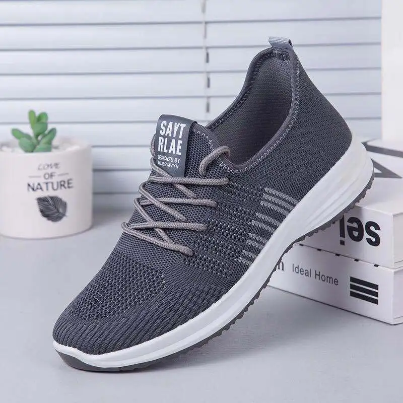 Hot Sale Men Casual Shoes Breathable Mesh Sneakers Comfortable Walking Footwear Male Running Sport Shoes Men Summer Trainer
