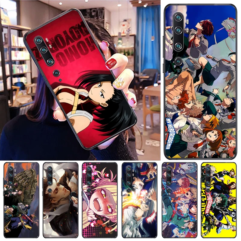 

My Hero Academia Tomura Boku Bakugou Katsuki Dabi Shigaraki Todoroki Shouto Phone Case For Xiaomi CC9e CC9 Pro Coque Cases