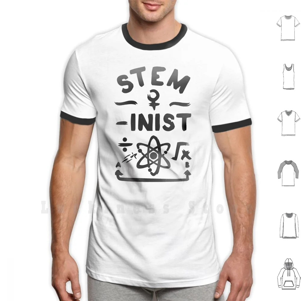 Футболка Steminist для рукоделия, хлопок, большой размер, Женская Феминистская футболка