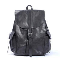 the first layer of cowhide mens backpack large capacity versatile unisex genuine leather backpack womens fashion school bag
