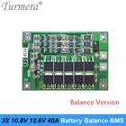 Литиевая батарея Balance BMS 3S 40 А, защитная плата 18650 21700 26650 10,8 В 12,6 в для шуруповерта и налобного фонаря
