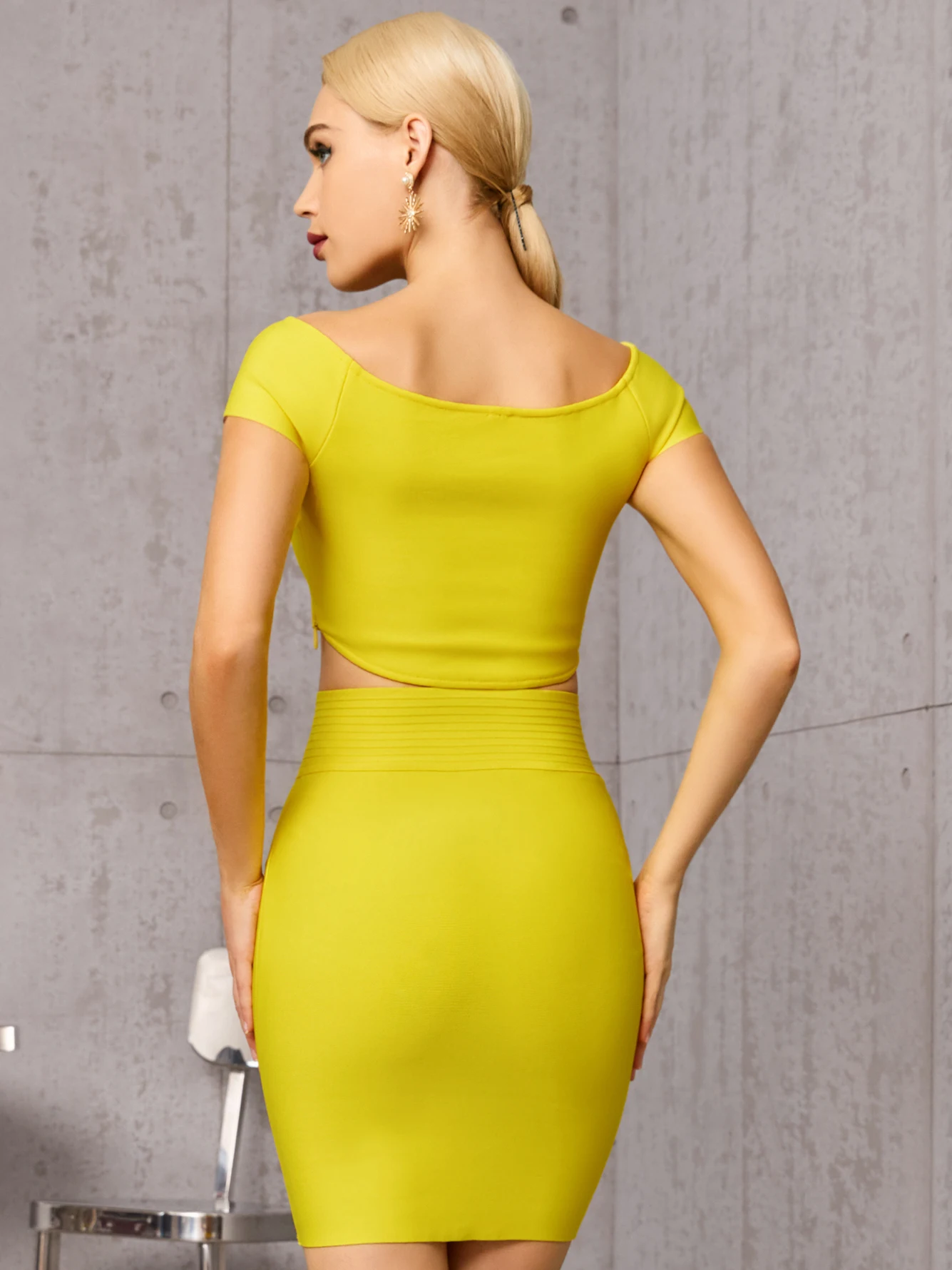 Женские облегающие комплекты из 2 предметов Adyce топы с коротким рукавом и