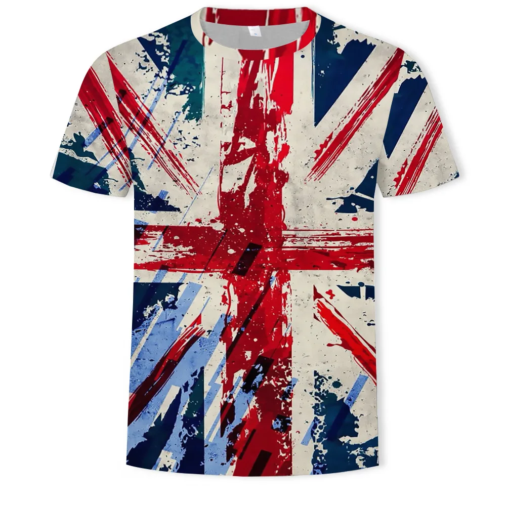 

2021 Summer Eagle Logo 3D Printing T-shirt Casual Fashion Harajuku High Quality T-shirt