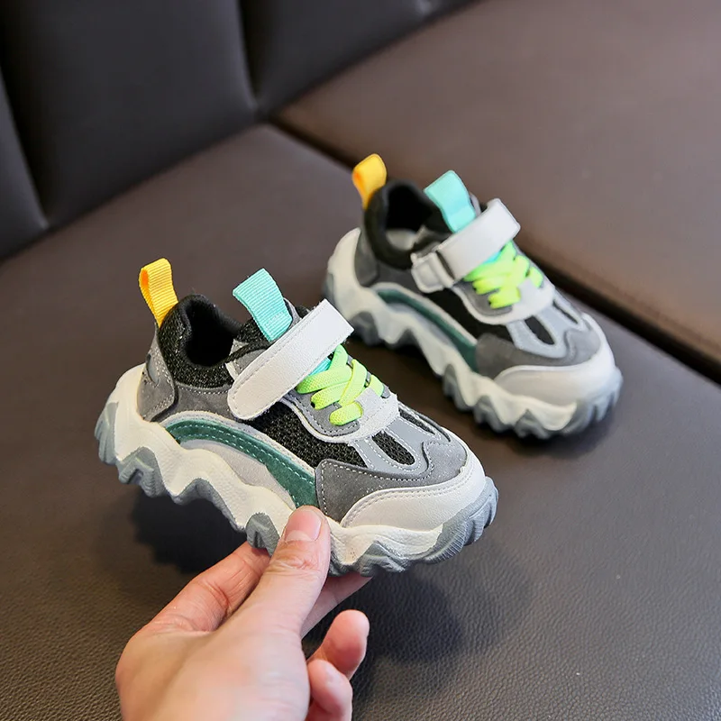 Весенняя детская повседневная сетчатая спортивная обувь беговая Обувь с мягкой