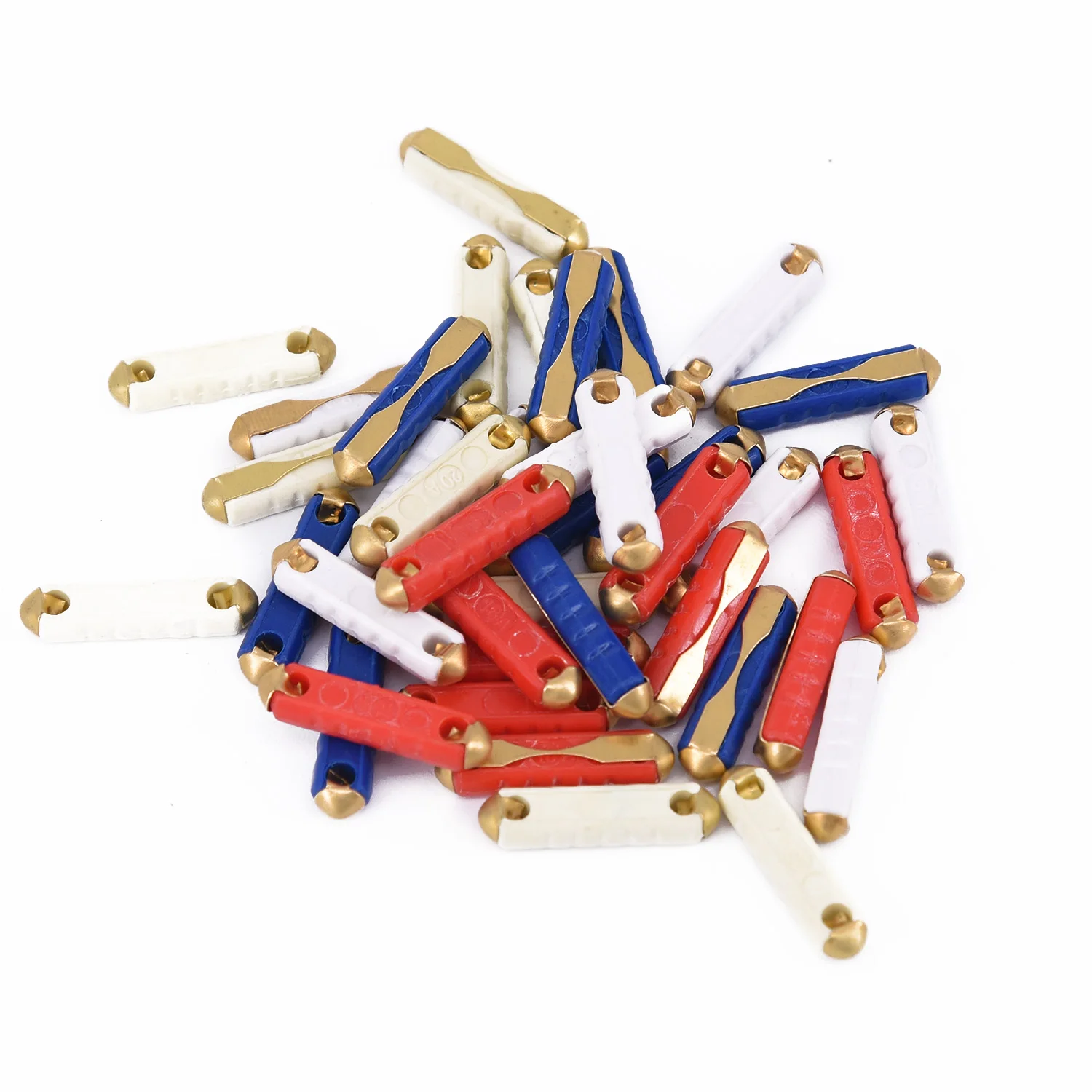 Набор предохранителей 40 шт. автомобильный медный диаметр 6 мм Мини лотов 5A 8A 16A 25A