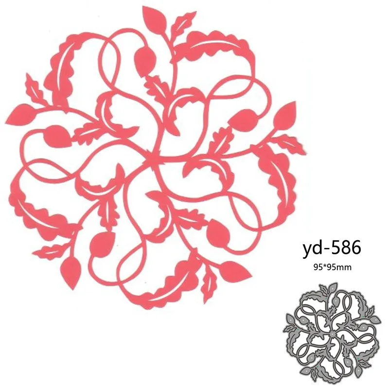 

Металлические штампы для вырезания формы для украшения листьев скрапбукинга бумаги рукоделия ножа формы лезвия перфорации трафареты