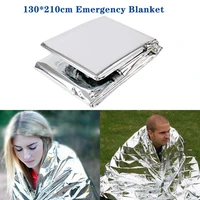 outdoor waterproof emergency survival rescue blanket foil keep warm first aid folding tent camping shelter military blanket