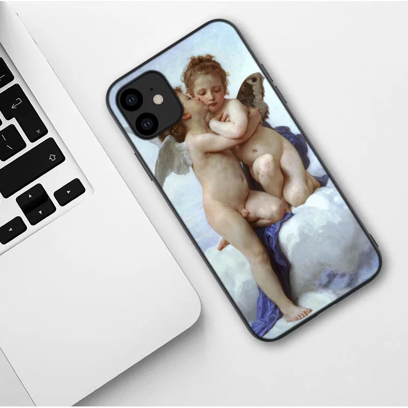 TPU Чехол для телефона iPhone 11 Pro Max Mona Lisa забавные имитирующие художественные картины Рождение Венеры мягкий чехол для iPhone XR XS MAX - Цвет: TPU