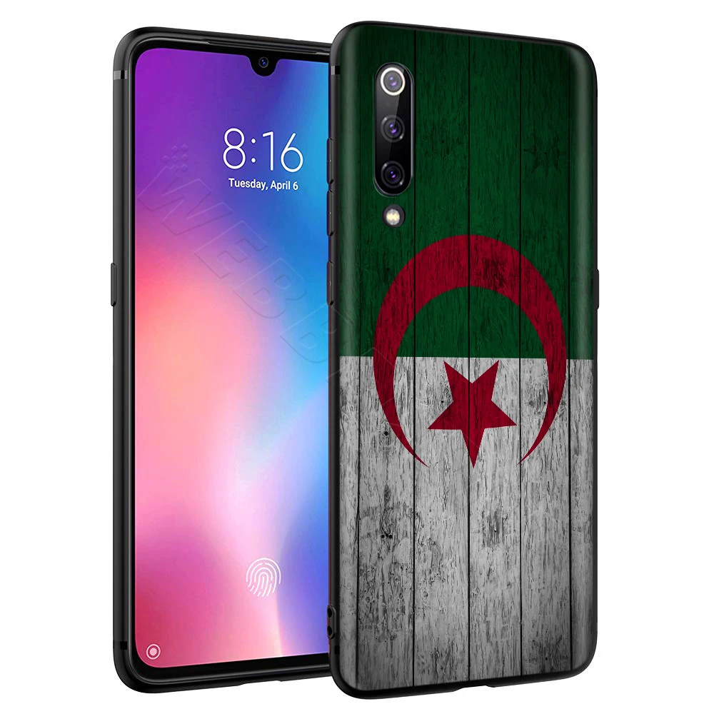 Чехол с национальным флагом Алжира для Xiaomi Redmi Note 8 MI 3 6 9 A1 A2 A3 8A 6X 9T CC9 Lite SE Pro Max F1 10 |