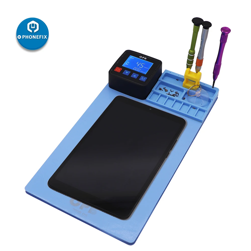 PHONEFIX CPB LCD Screen Opening Separate Tool Heating Rubber Pad Separator Phone Screen Disassembly Tool for iPhone iPad