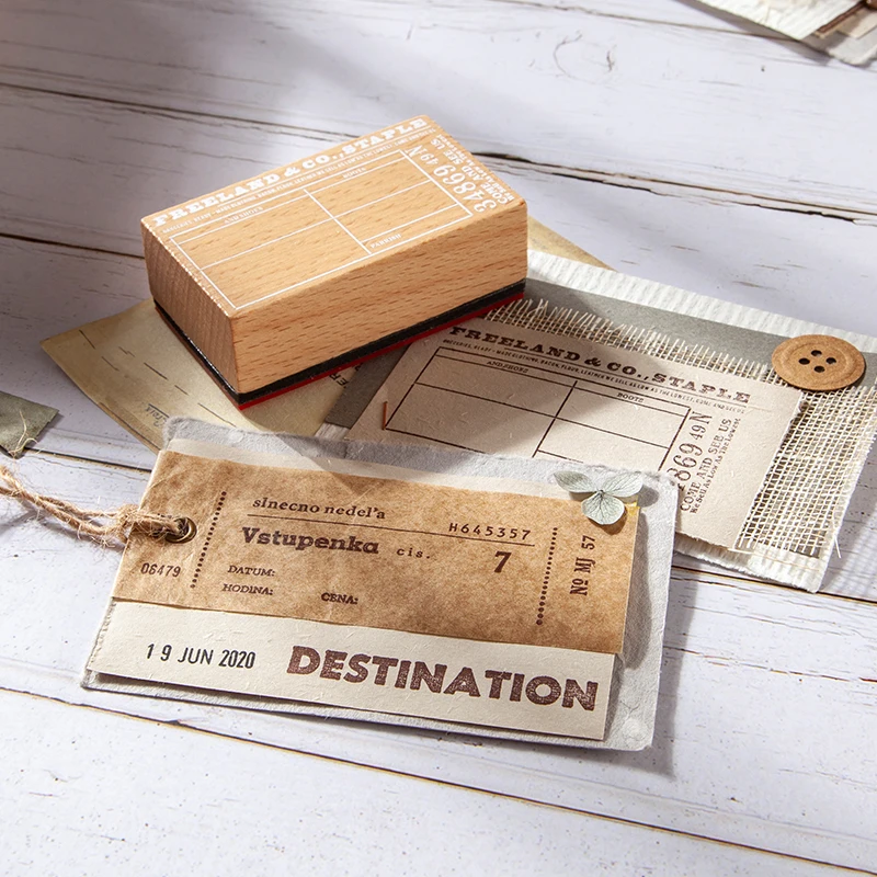 Винтажная серия билетов Тур печать канцелярские товары креативные путешествия