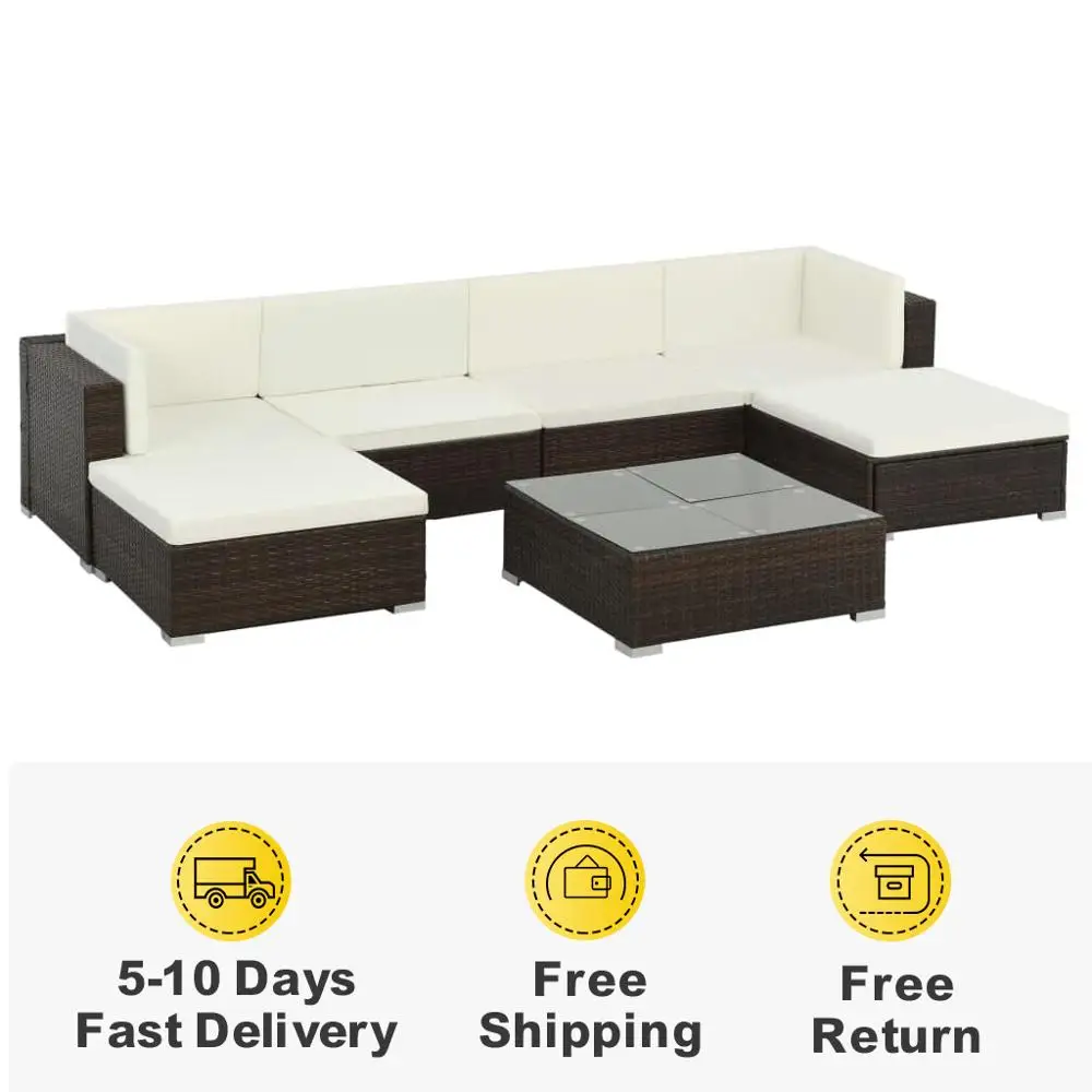 Современные наборы диванов с кофейным столиком из ротанга уличные диваны для