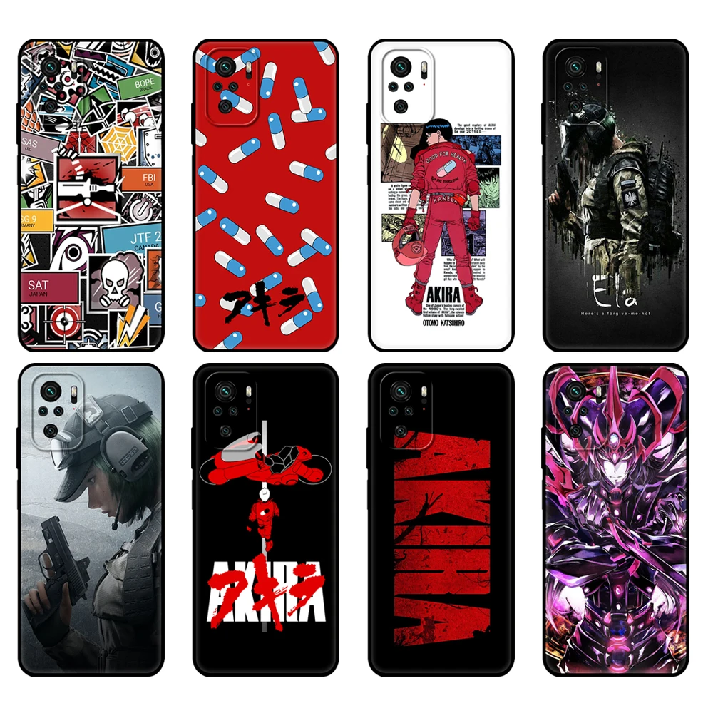 Черный чехол из ТПУ для Xiaomi Redmi 9T Note 10 Pro с Акирой вольтроном радугой шестью осадой