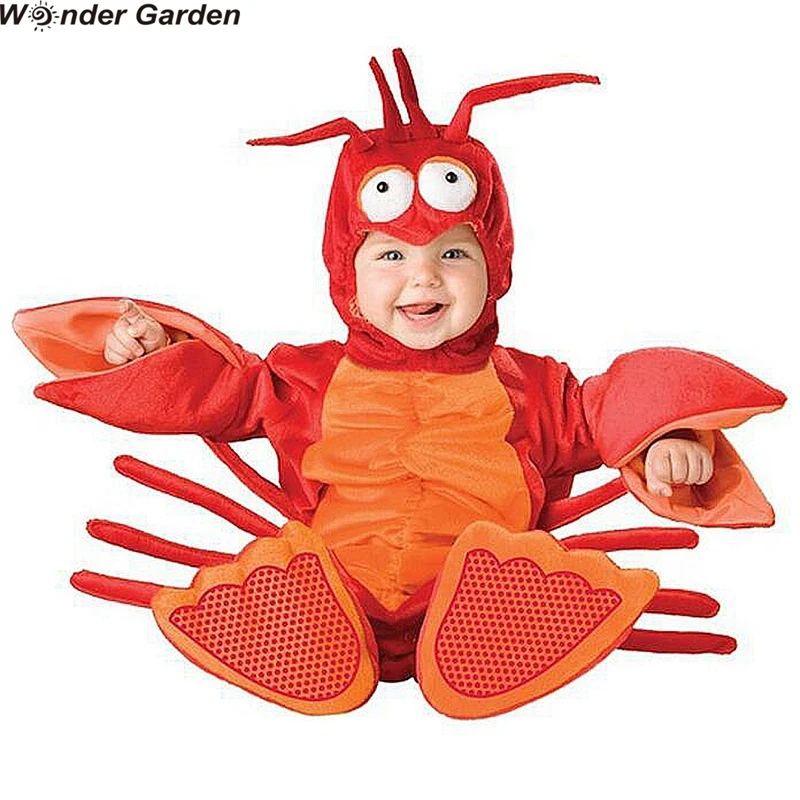 Wonder Garden Baby Lobster Halloween Christmas Purim Animals Dress-up Cosplay Kids Costume |