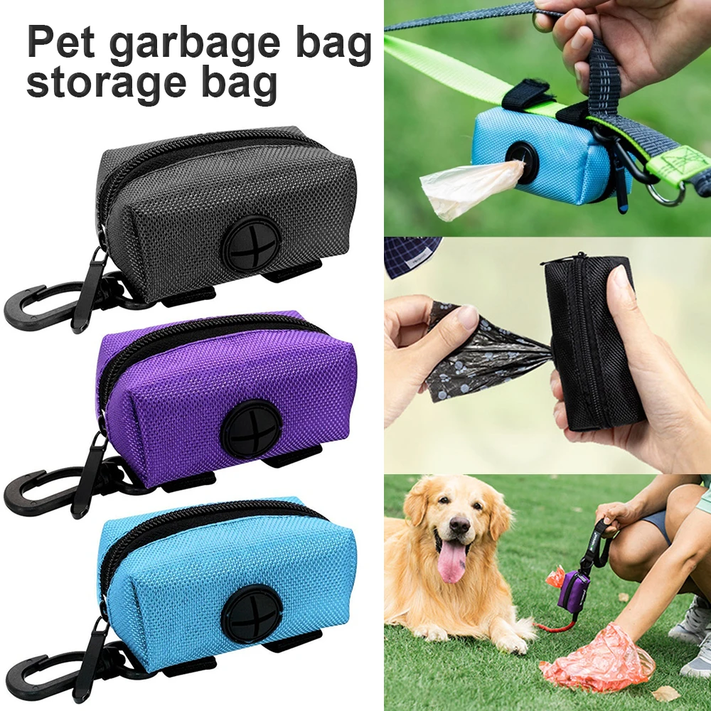 

Portable Dog Poop Garbage Bags Waste Bag Dispenser Pouch Pet Puppy Cat Pick Up Poop Bag Holder Outdoor Pets Supplies Organizer