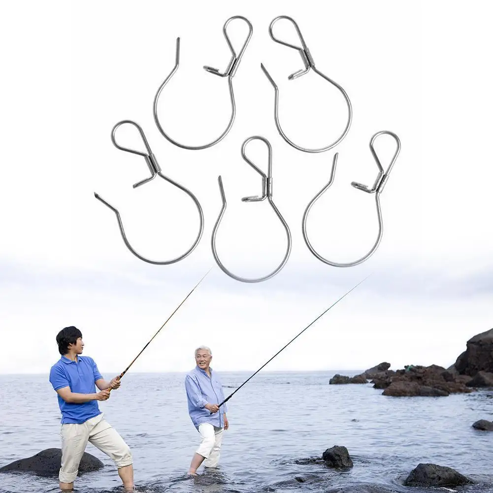 5 Соединенных рыболовных застежек Пряжка для снастей рыболовные аксессуары