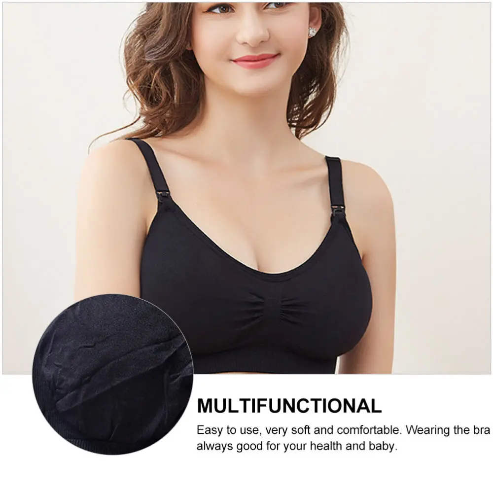

1pc Pregnant Woman Breastfeeding Adjustable Nursing Wire-free Underwear )