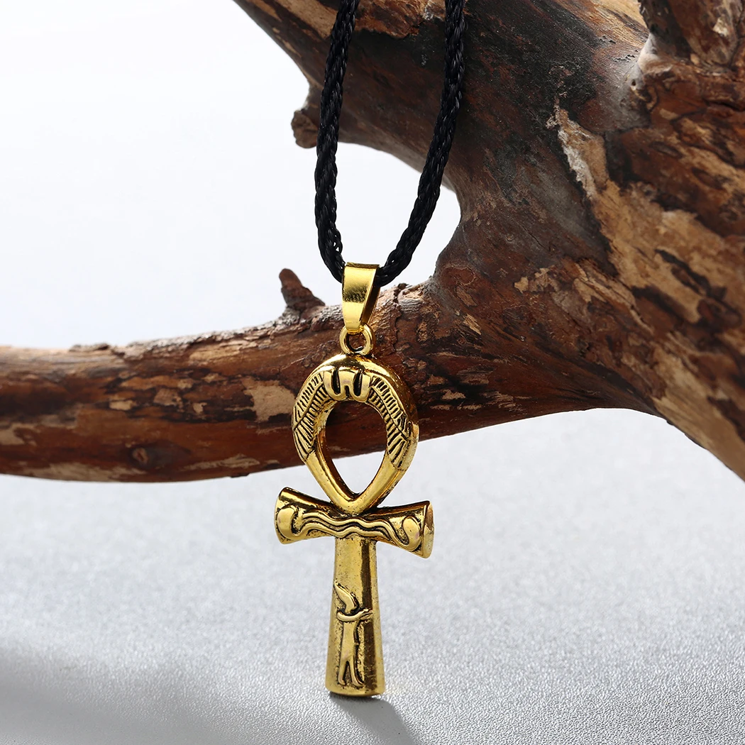 Резной Античный крест Анкх кулон ожерелья древний египетский Египетский амулет