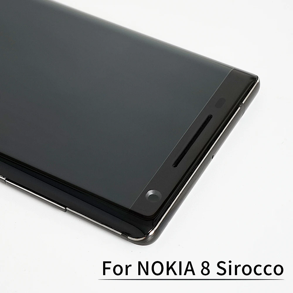 HH AMOLED 5," для NOKIA 8 Sirocco ЖК-дисплей сенсорный экран с рамкой дигитайзер для NOKIA 8 Sirocco дисплей для 8 S TA-1005 ЖК