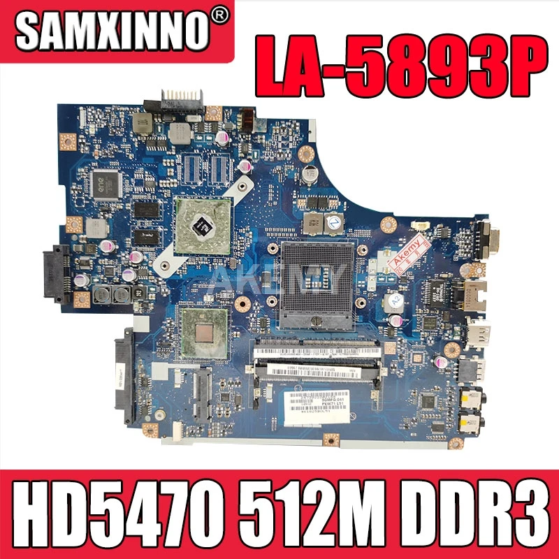 

For Acer aspire 5741 5741G 5742 5742G Laptop motherboard NEW70 LA-5891P HM55 HD5470 512M DDR3 100% full Tested