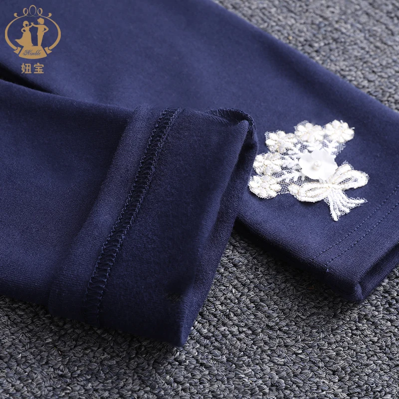 Штаны для девочек новинка 2021 утепленная детская одежда хлопковые длинные брюки