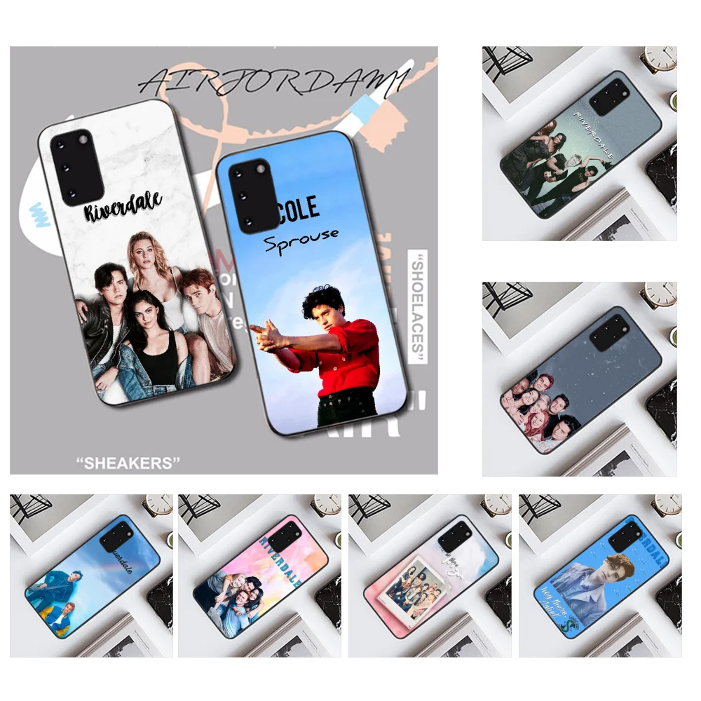 

NBDRUICAI Riverdale South Side Serpents Soft Silicone TPU Phone Cover for Samsung S20 plus Ultra S6 S7 edge S8 S9 plus S10 5G