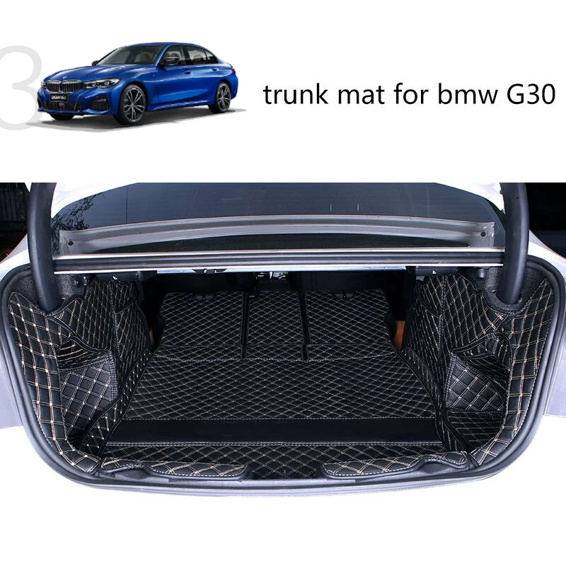 2020 3D роскошный кожаный коврик для багажника автомобиля груза bmw G20 3 серии 330 335 325 320