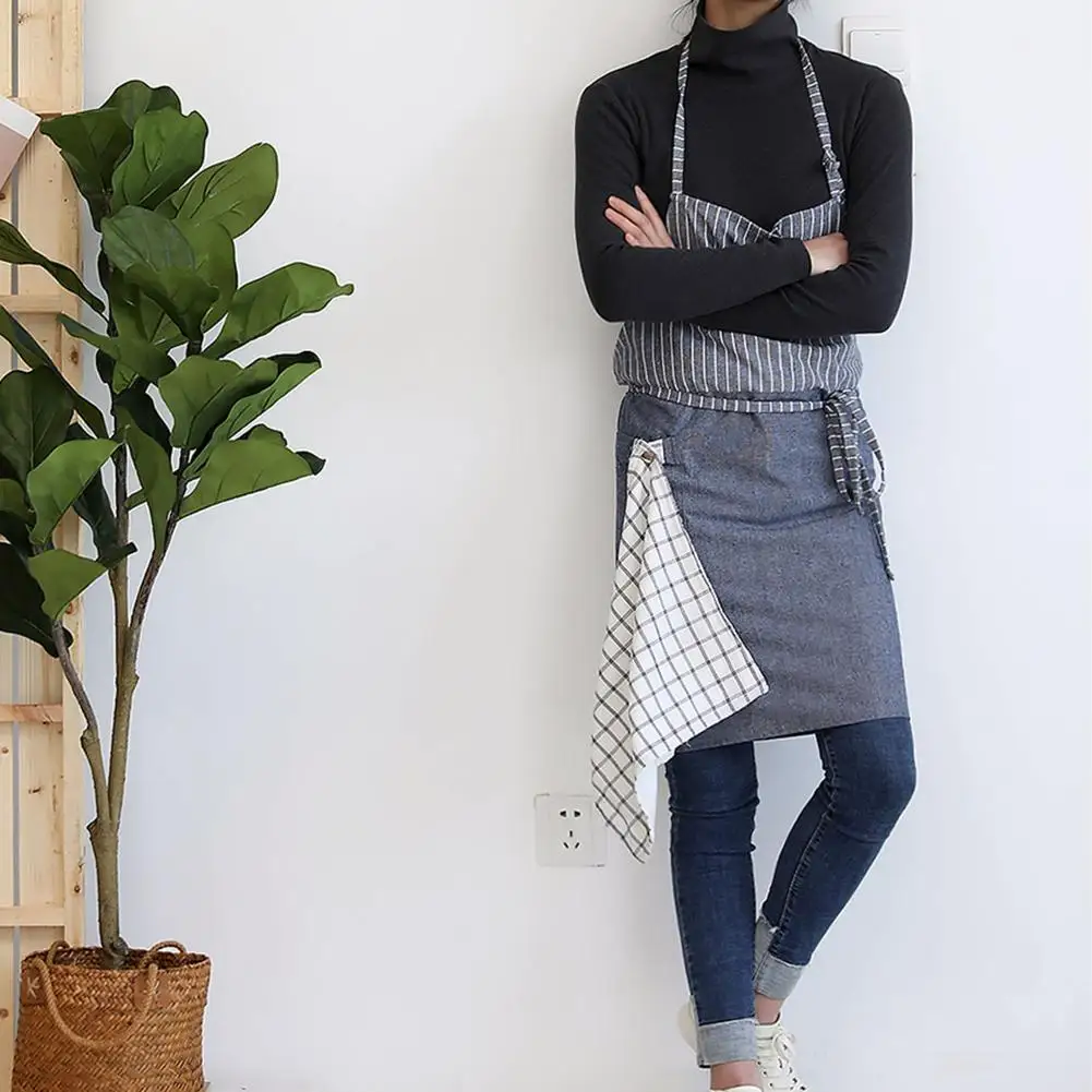 Японский Кухонный Фартук для женщин мужчин шеф-поваров официантов кафе