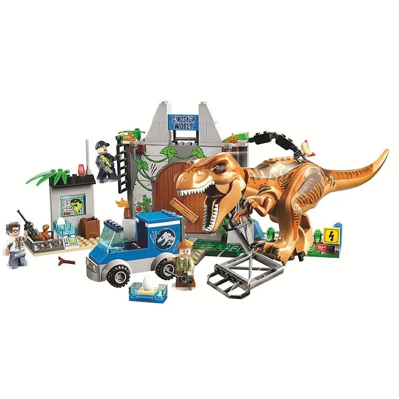 Jurassic World Owen indominus rex Building Blocks Jurrassic 2 Dinosaur Figures Bricks Toys For Kids | Игрушки и хобби