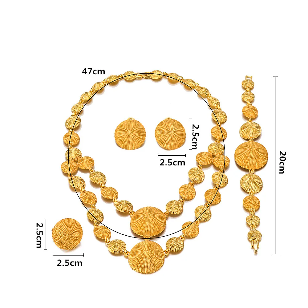 

NEW Dubai New Design women wedding jewelry set Dubai gold designer jewelry set fashion african Bridal Jewelry set Wholesale